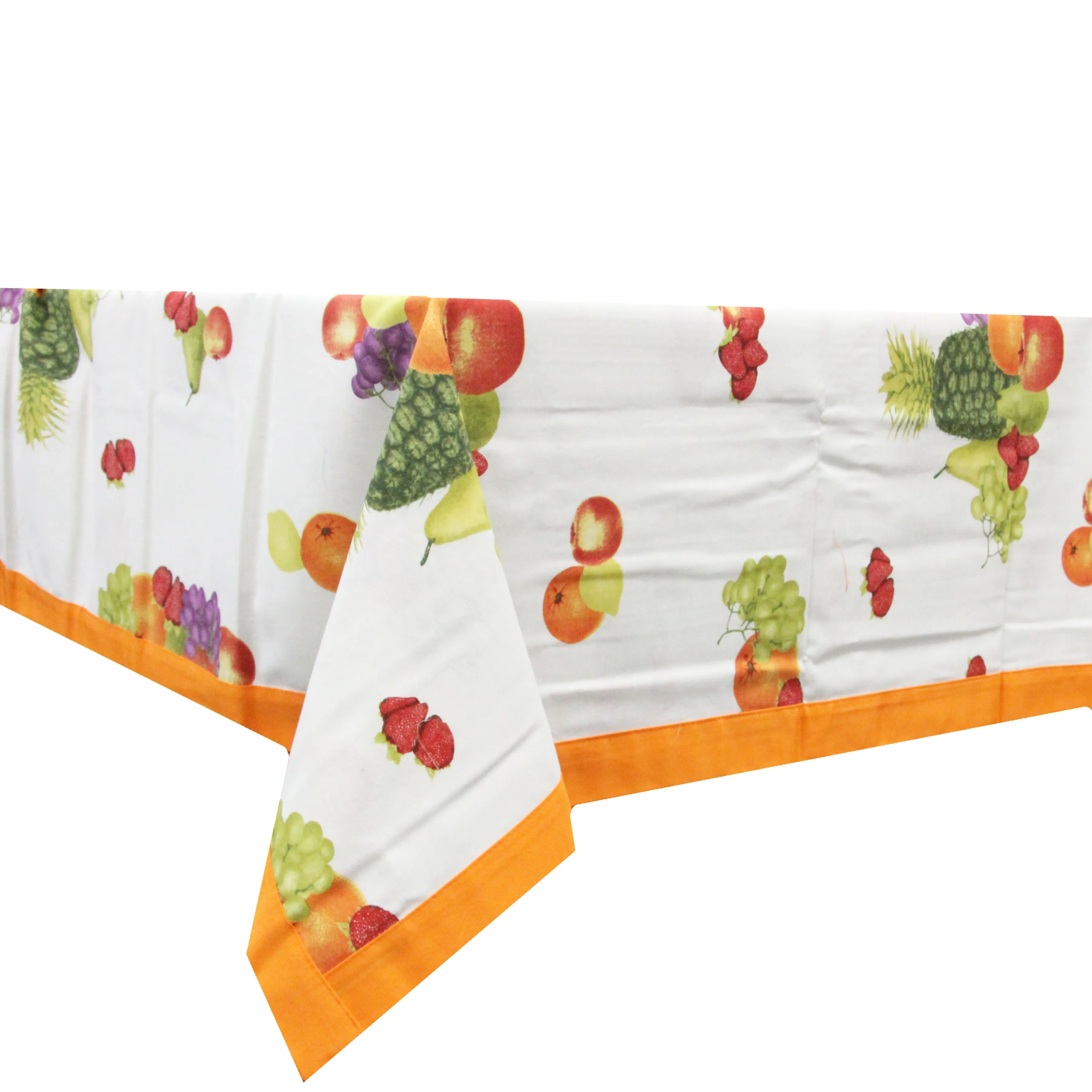 60% Cotton 40% Polyester Casas do Senhor Pineapple Orange Made in Portugal Tablecloth