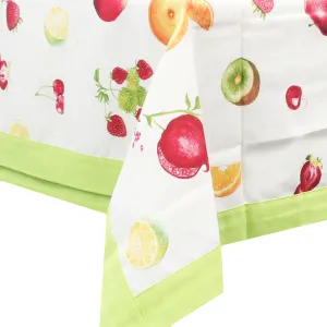 60% Cotton 40% Polyester Casas do Senhor Vitamina Green Made in Portugal Tablecloth