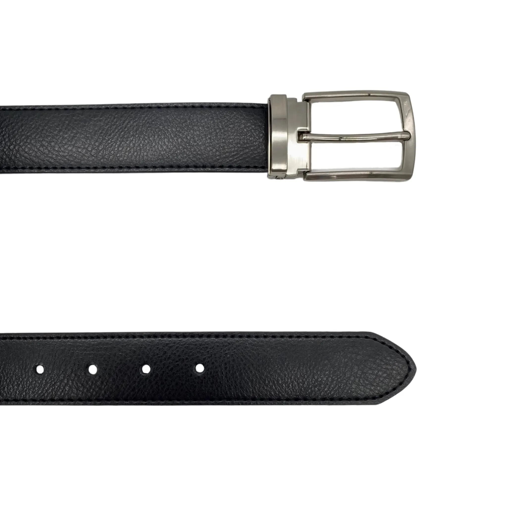 ACE - Men's Black Genuine Leather Belt