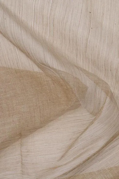 Almond Buff Cotton Voile Fabric