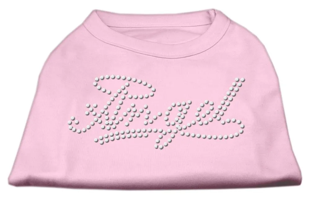 Angel Rhinestud Shirt Light Pink XXXL(20)