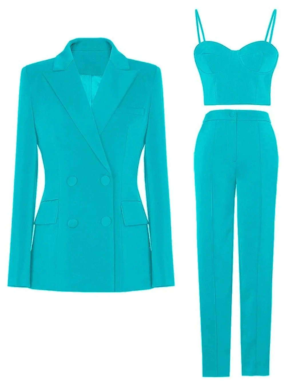 Asha Notched Blazer & Pant Set