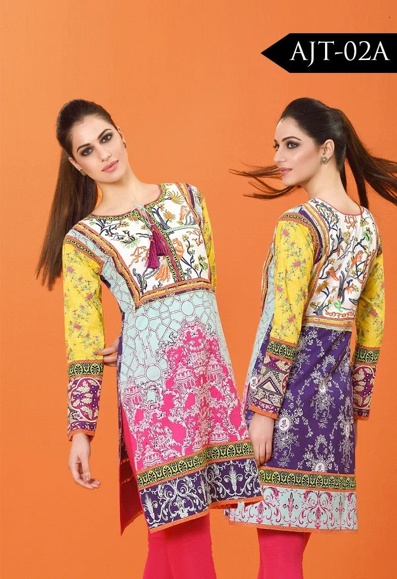 Asim Jofa Lawn Tunics Collection - AJT-2A