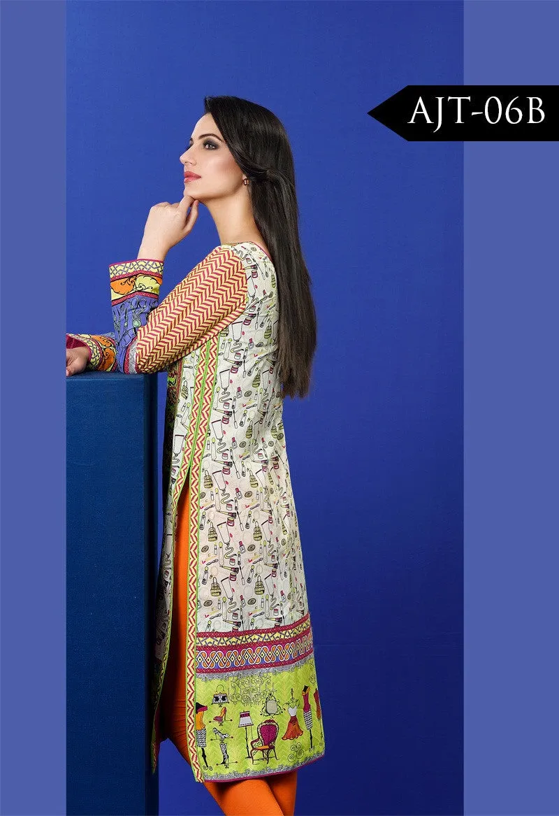 Asim Jofa Lawn Tunics Collection - AJT-6B