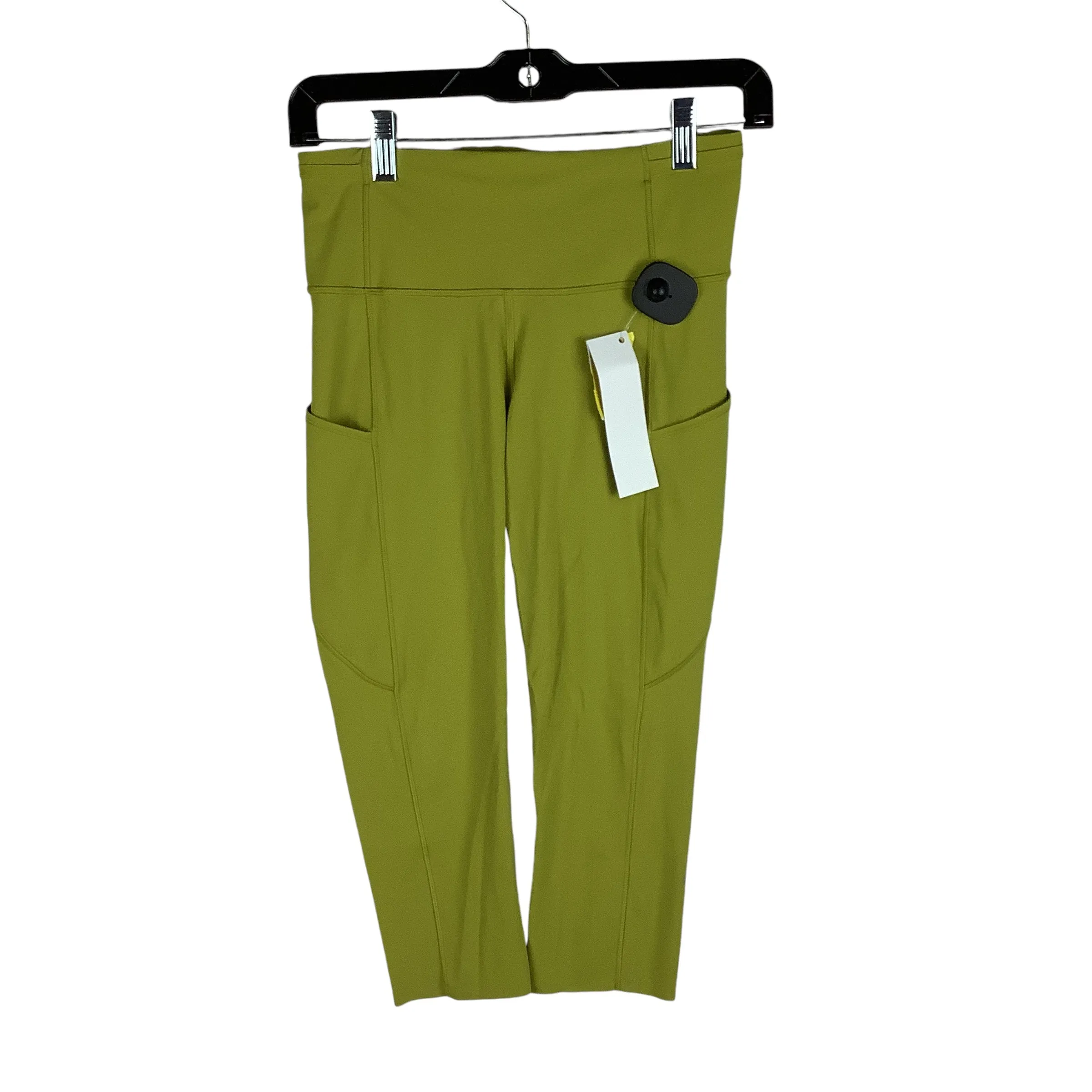 Athletic Capris By Lululemon In Green, Size: 6