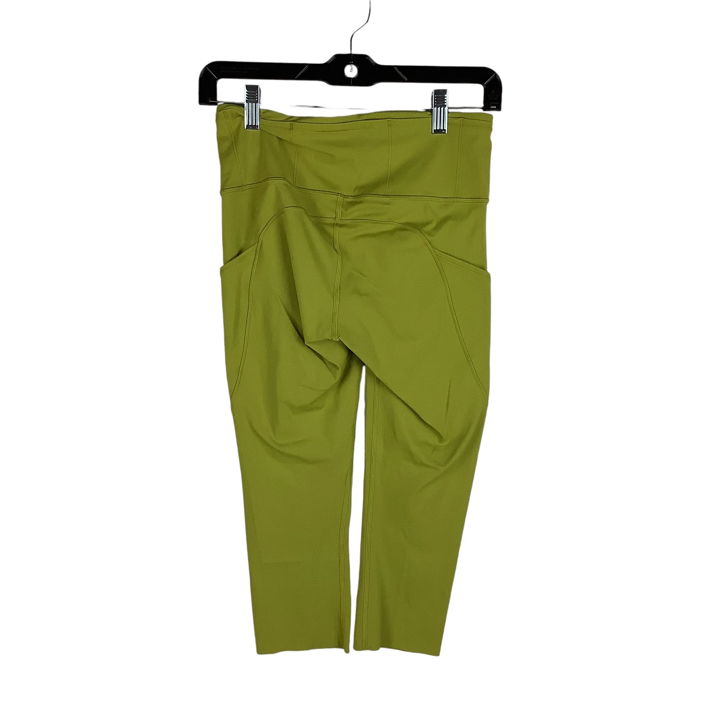 Athletic Capris By Lululemon In Green, Size: 6