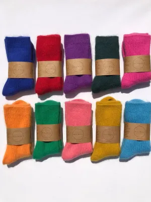 Billy Bamboo Angora Wool Socks (Many Colours)