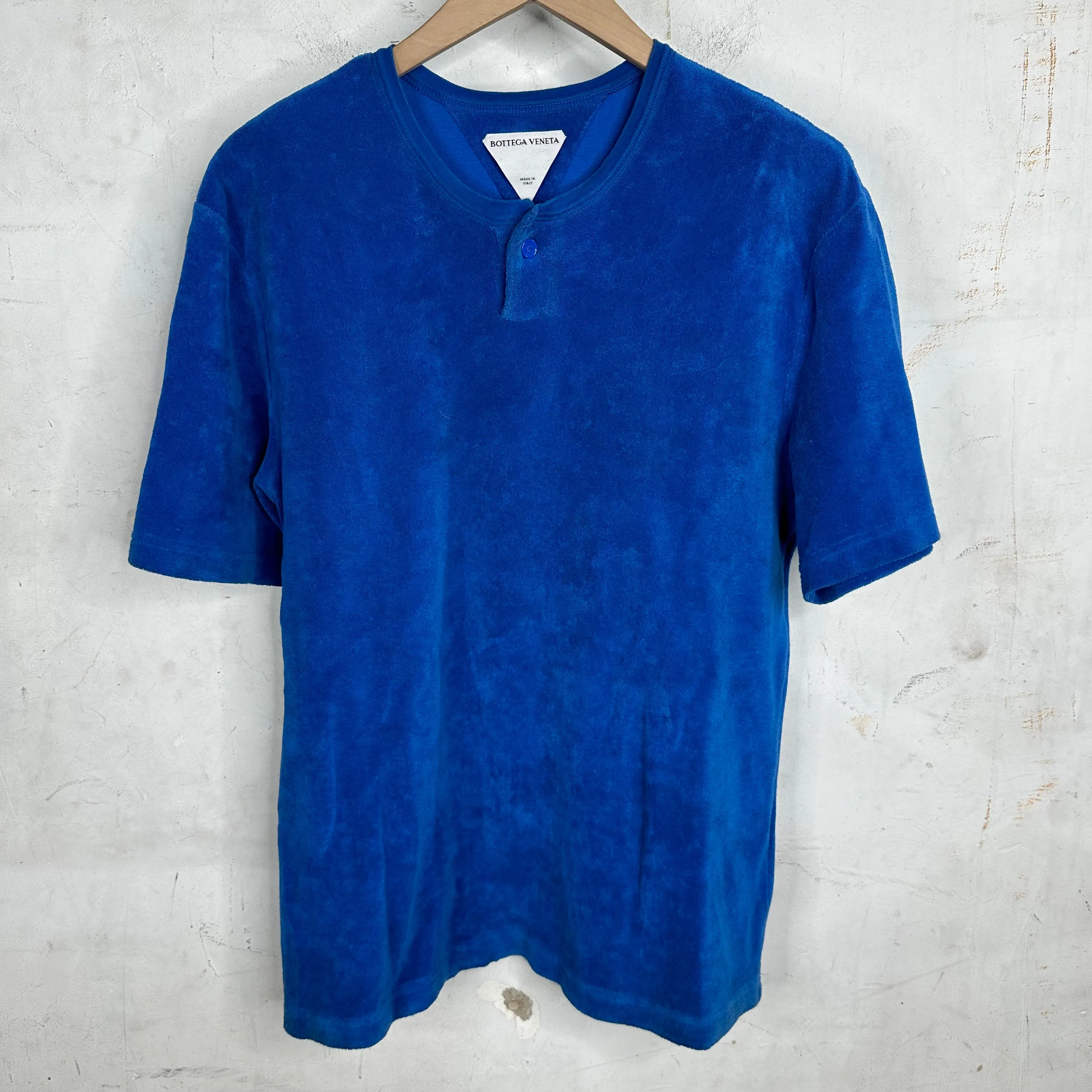 Bottega Veneta Fine Terrycloth Polo Shirt