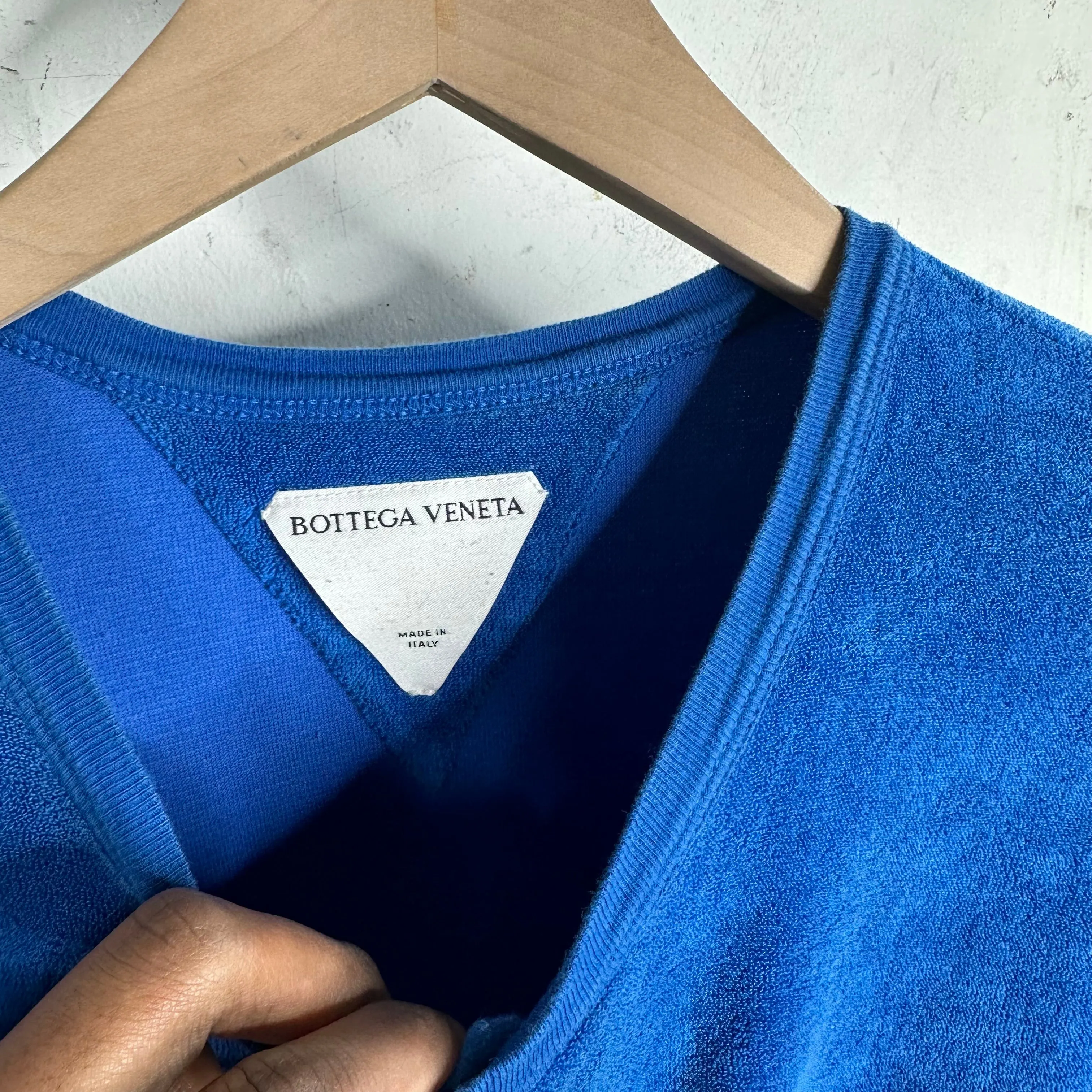 Bottega Veneta Fine Terrycloth Polo Shirt