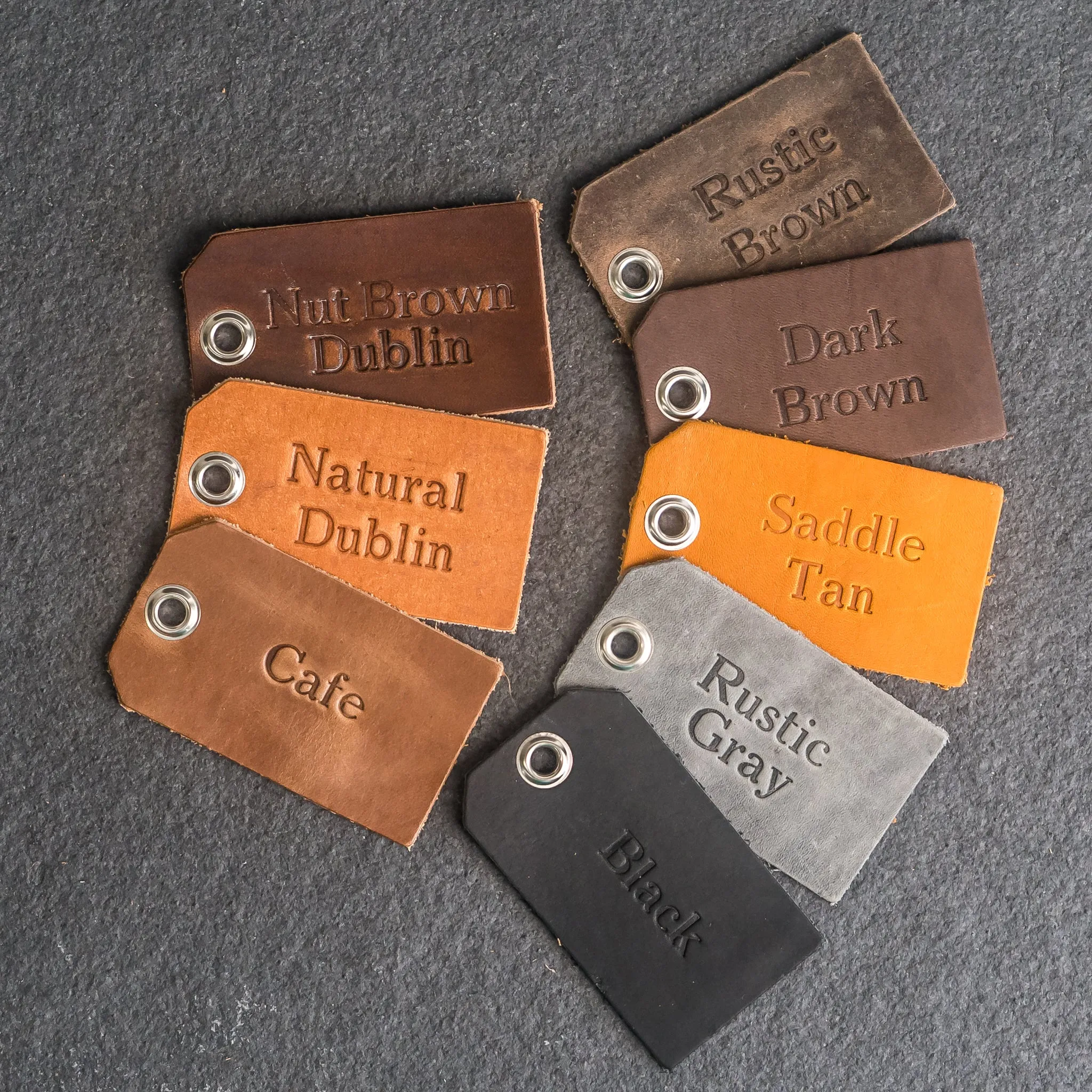 Bride & Groom Leather Patches with optional Velcro added - Cursive Font