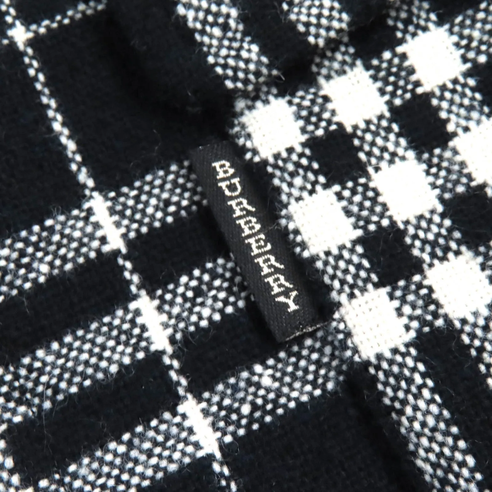 Burberry Wool Angora Check Shirt Jacket M