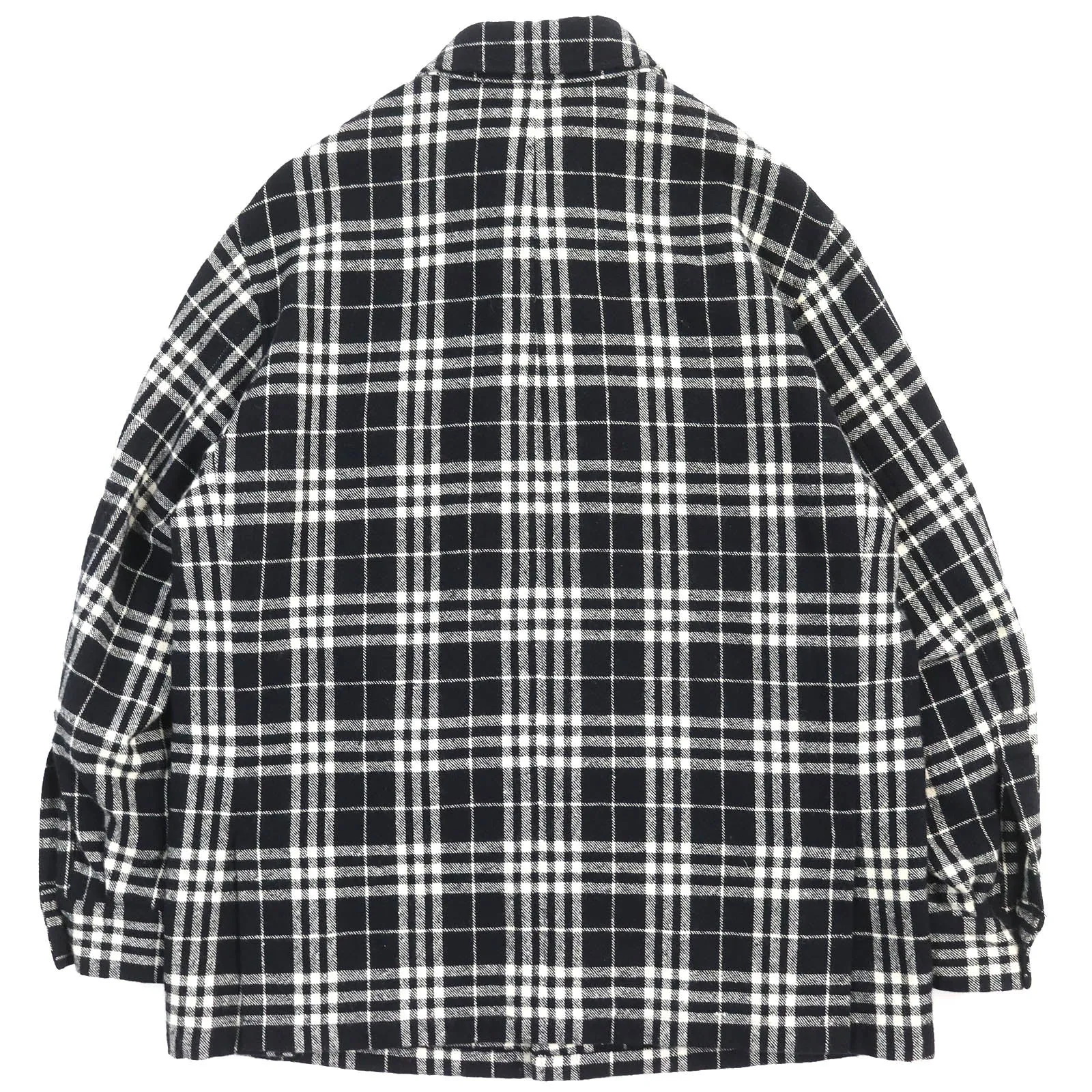 Burberry Wool Angora Check Shirt Jacket M