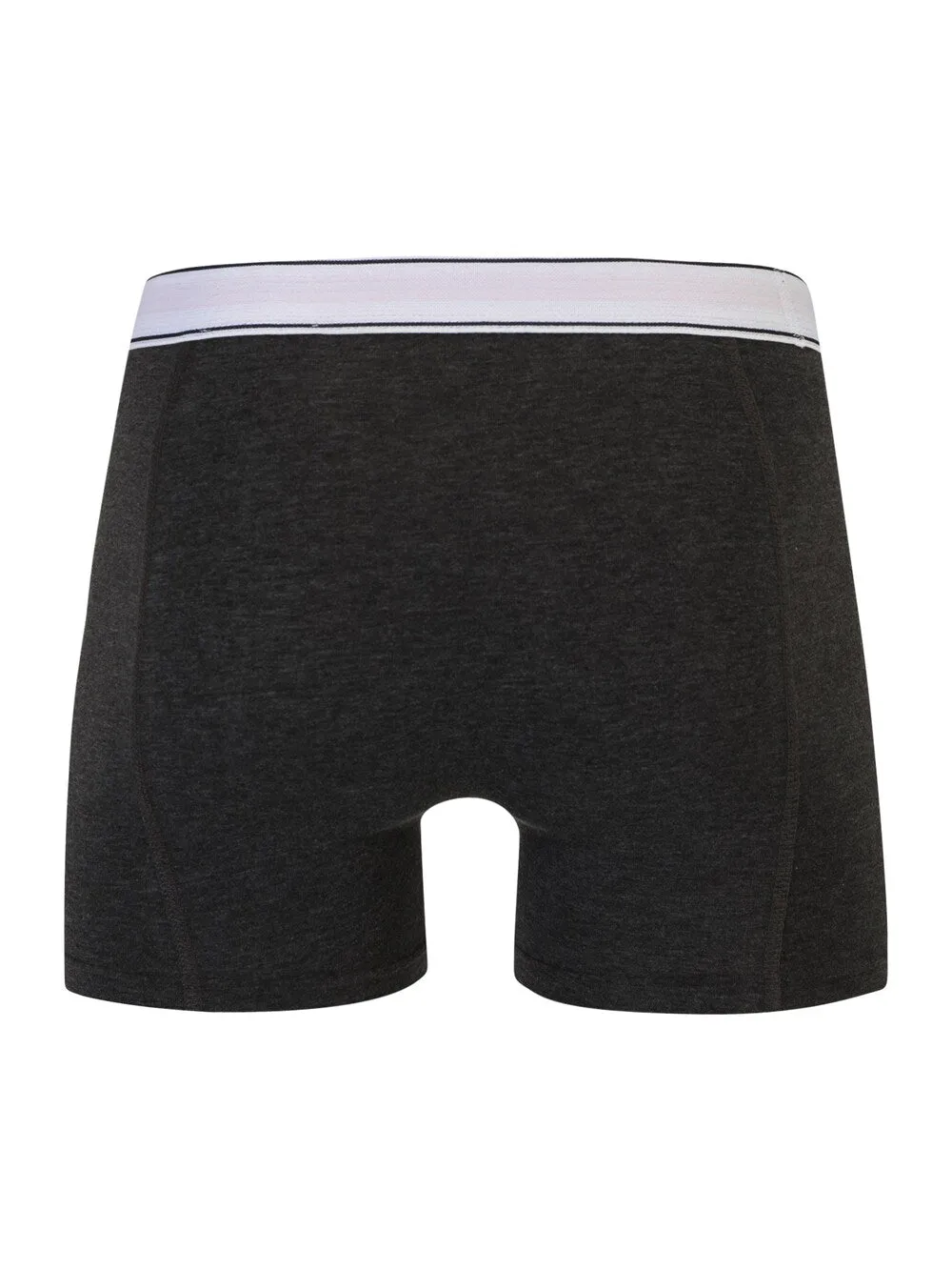 Champion Authentic Athletic Apparel Boxer Briefs, Dark Grey/Black