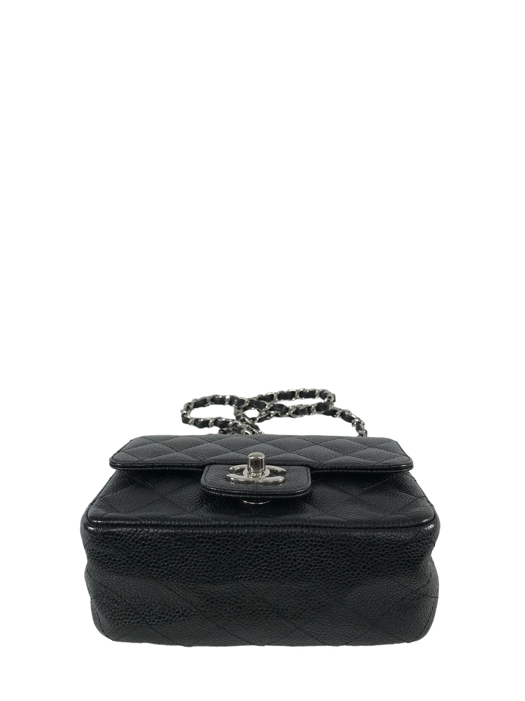 Chanel Caviar Leather Single Flap Mini Handbag