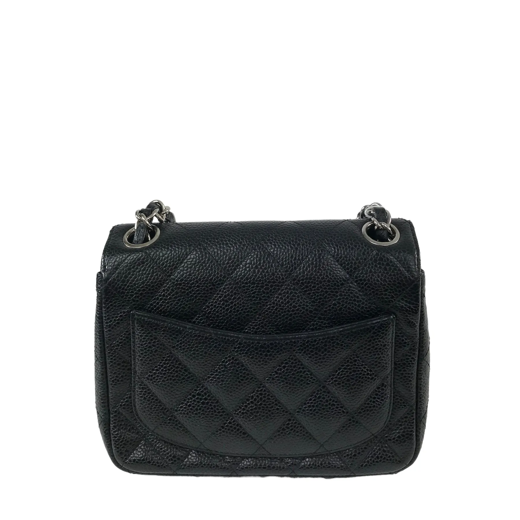 Chanel Caviar Leather Single Flap Mini Handbag