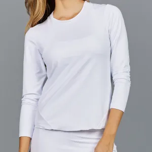 Classic Long-Sleeve Top (white)