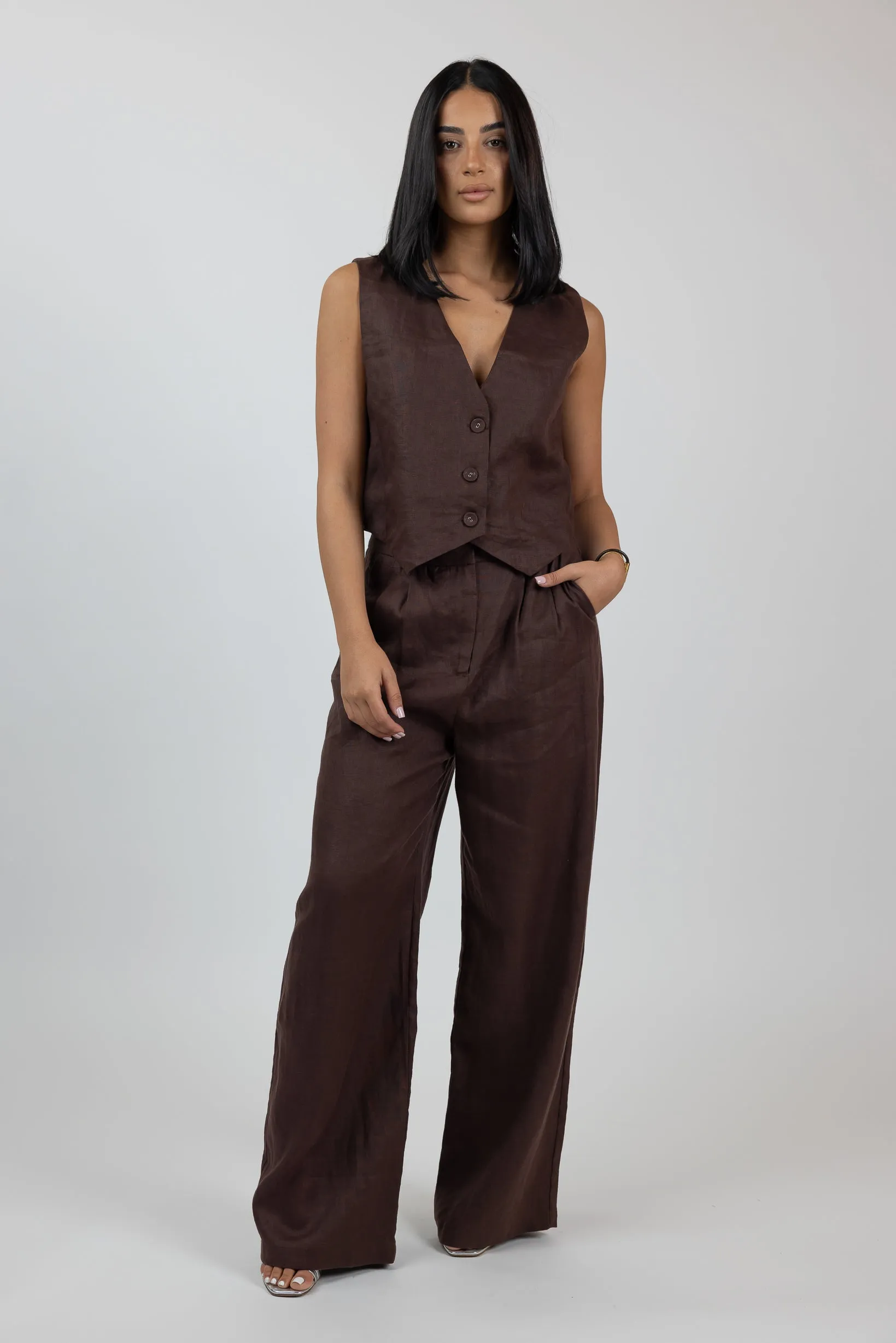 Coco 100%  Linen Pants