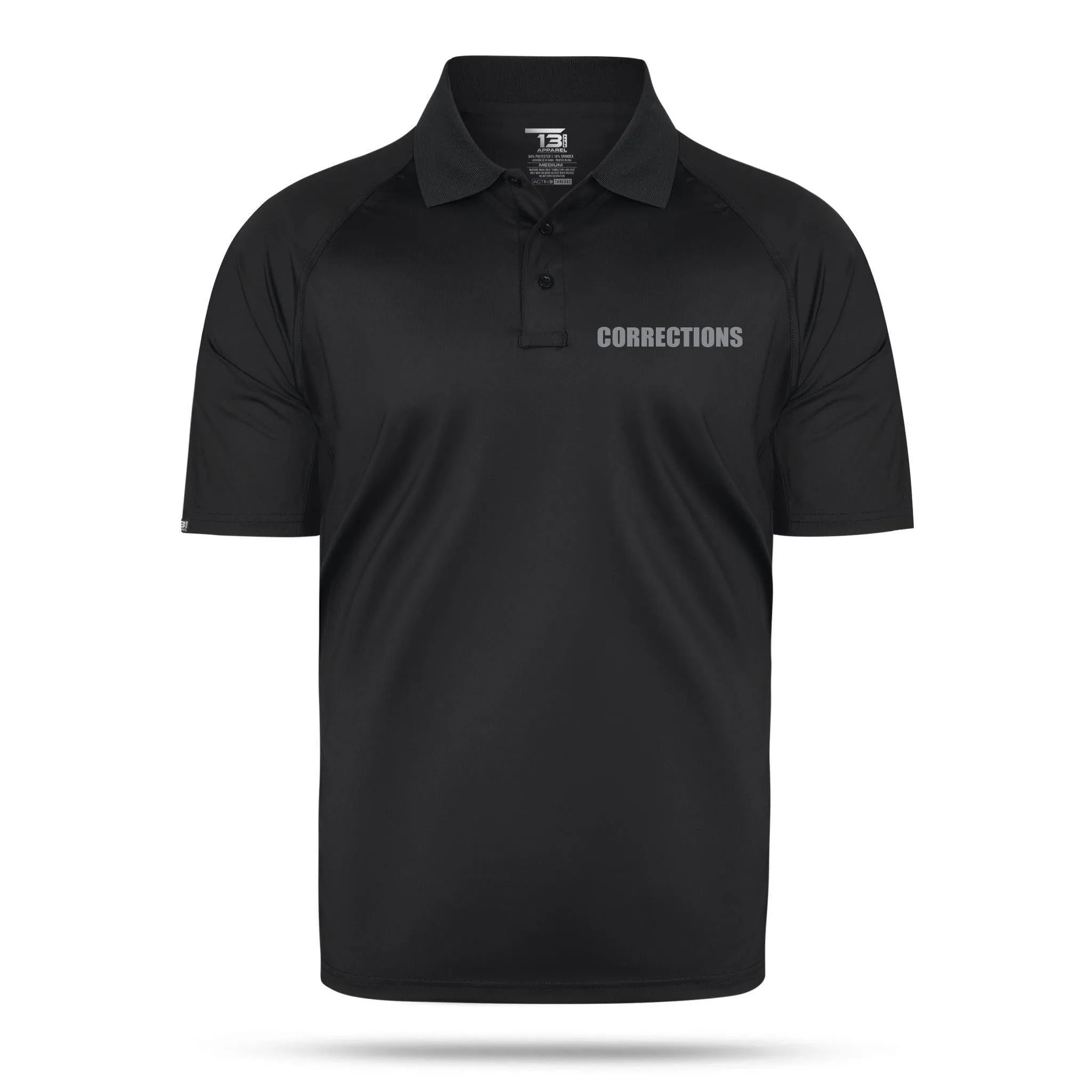 [CORRECTIONS] Performance Polo [BLK/GRY]