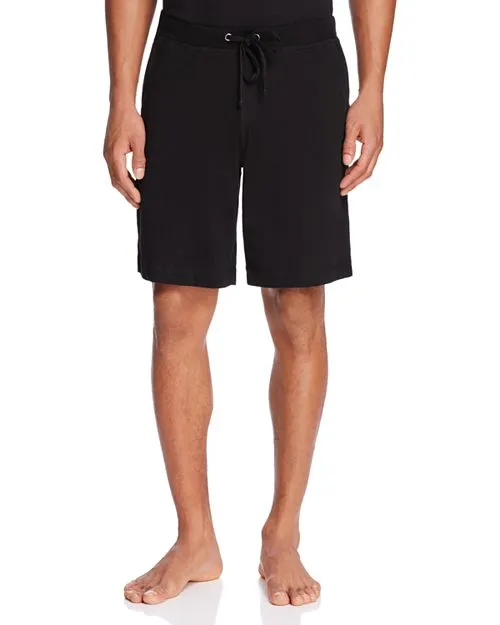 Daniel Buchler Peruvian Pima Cotton Home Shorts, Black