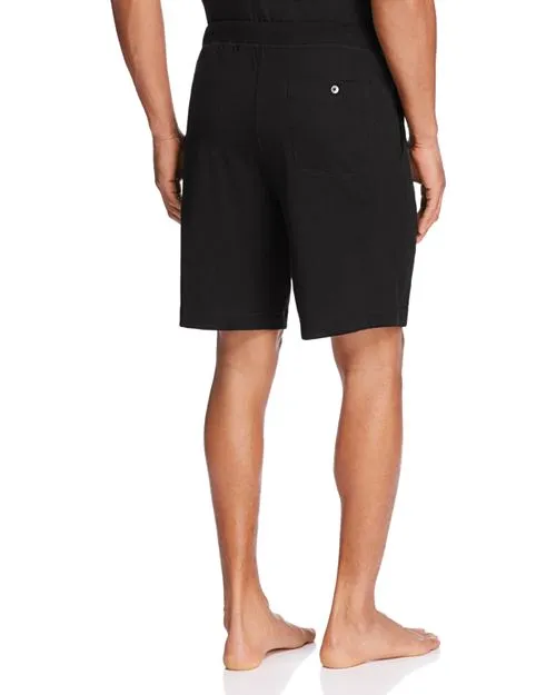 Daniel Buchler Peruvian Pima Cotton Home Shorts, Black