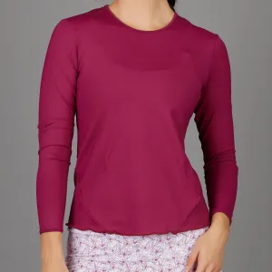 Dash Long-Sleeve Top (ruby)