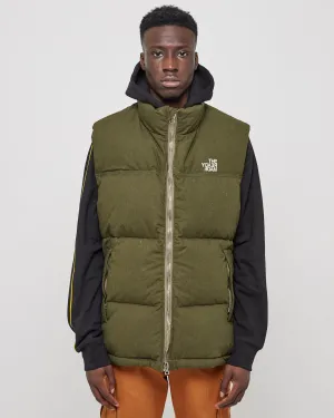 Down Vest in Green