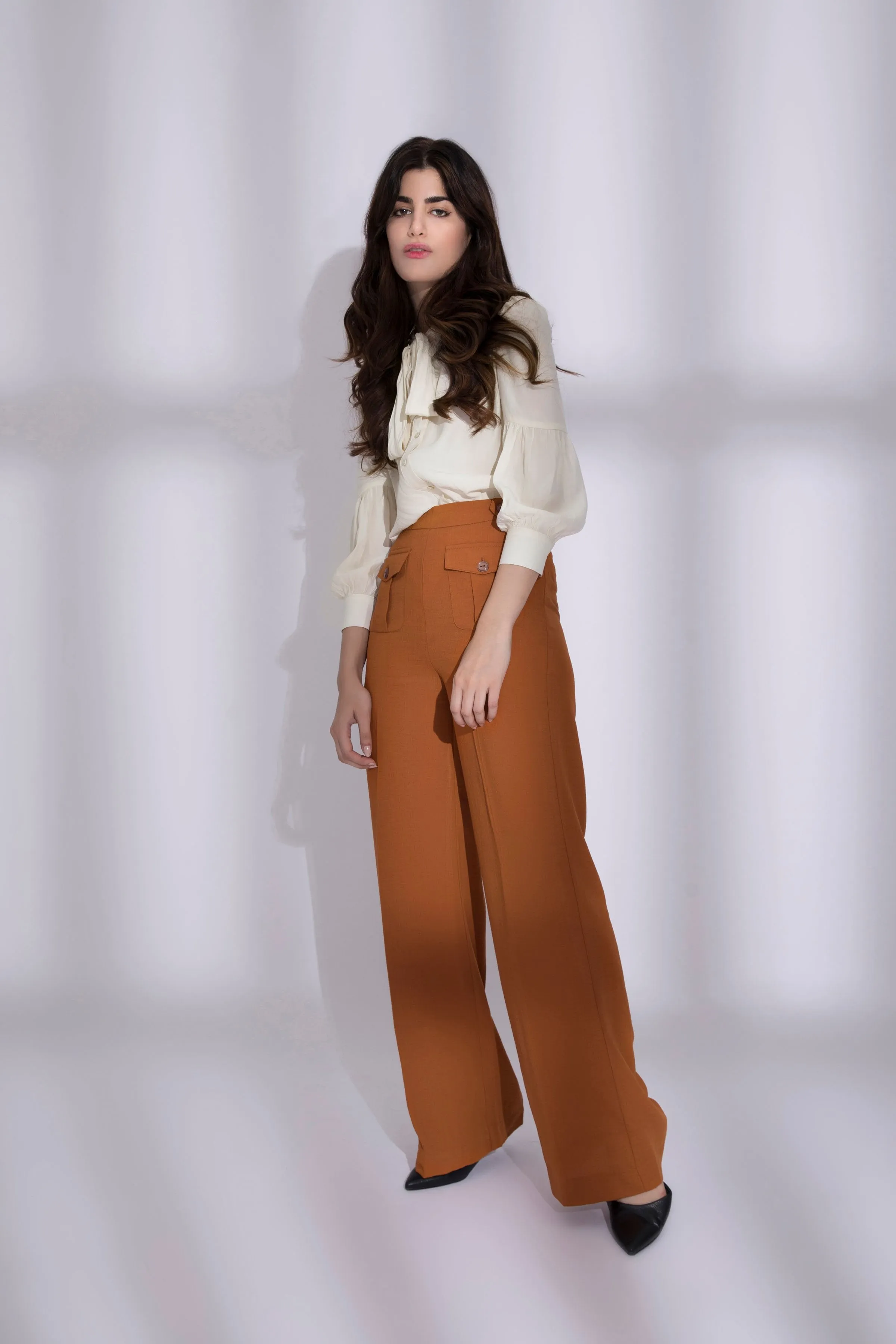 Drapey Wide Leg Pant