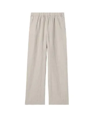 Eileen Fisher Organic Linen Wide Leg Pant