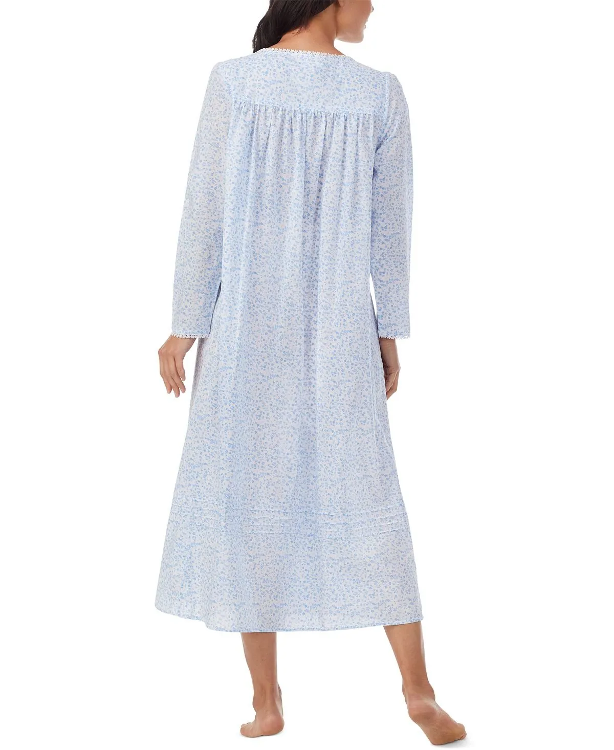 Eileen West Cotton Pintuck Ballet Nightgown, Multi