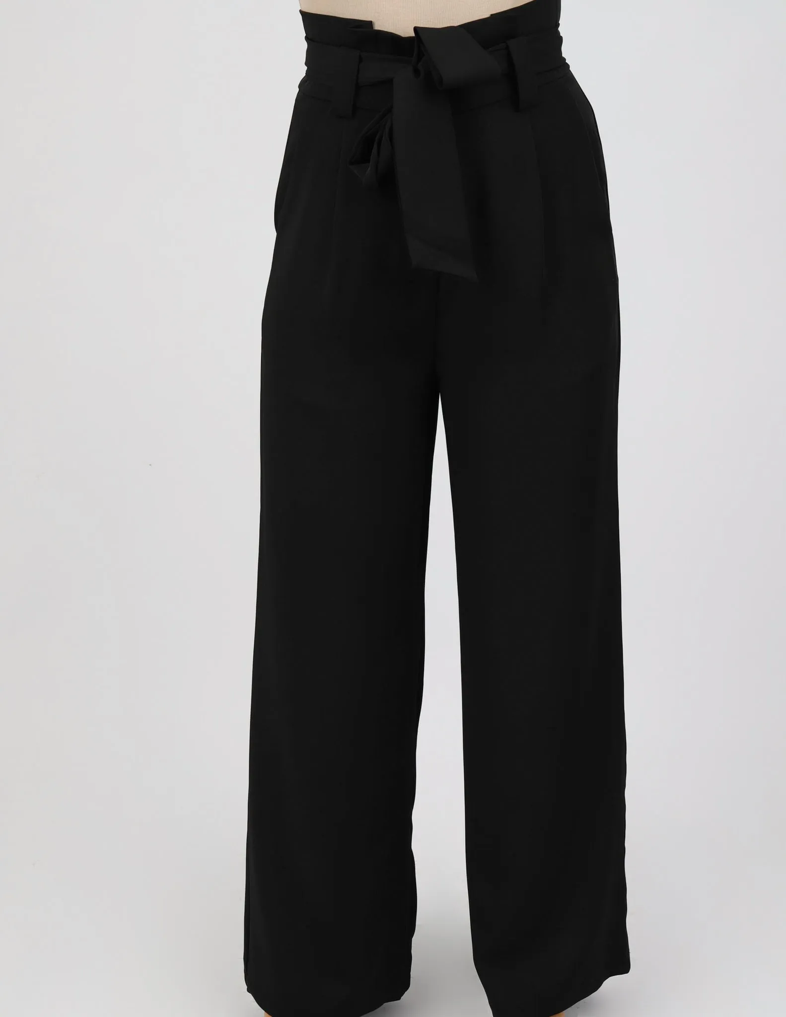 Escape Tailored Wide Ruffle Top Pants