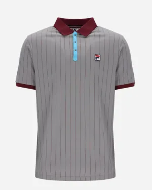 Fila Vintage BB1 Polo Sharkskin/Windsor Wine/Cyan