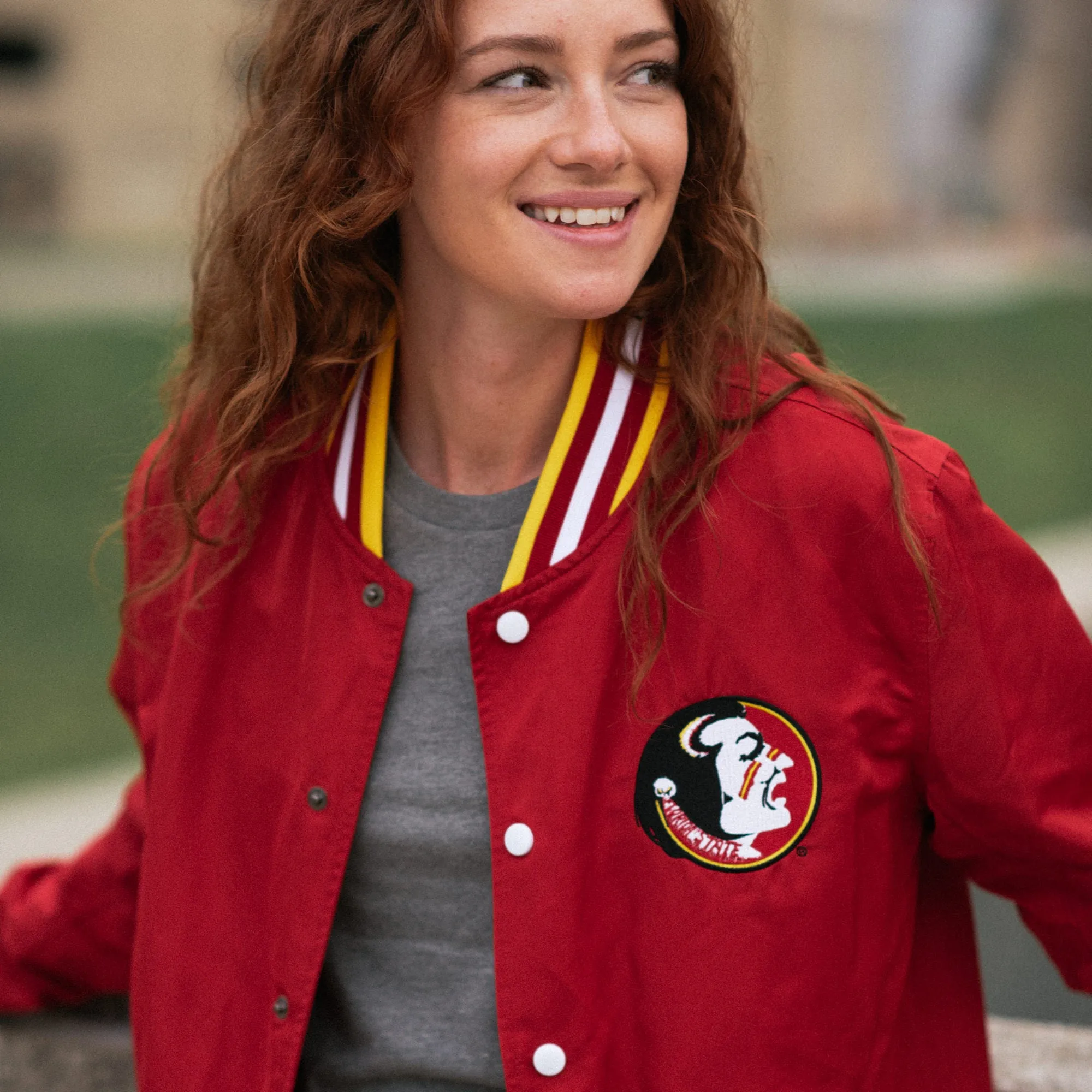 Florida State Seminoles Vintage Logo Bomber Jacket