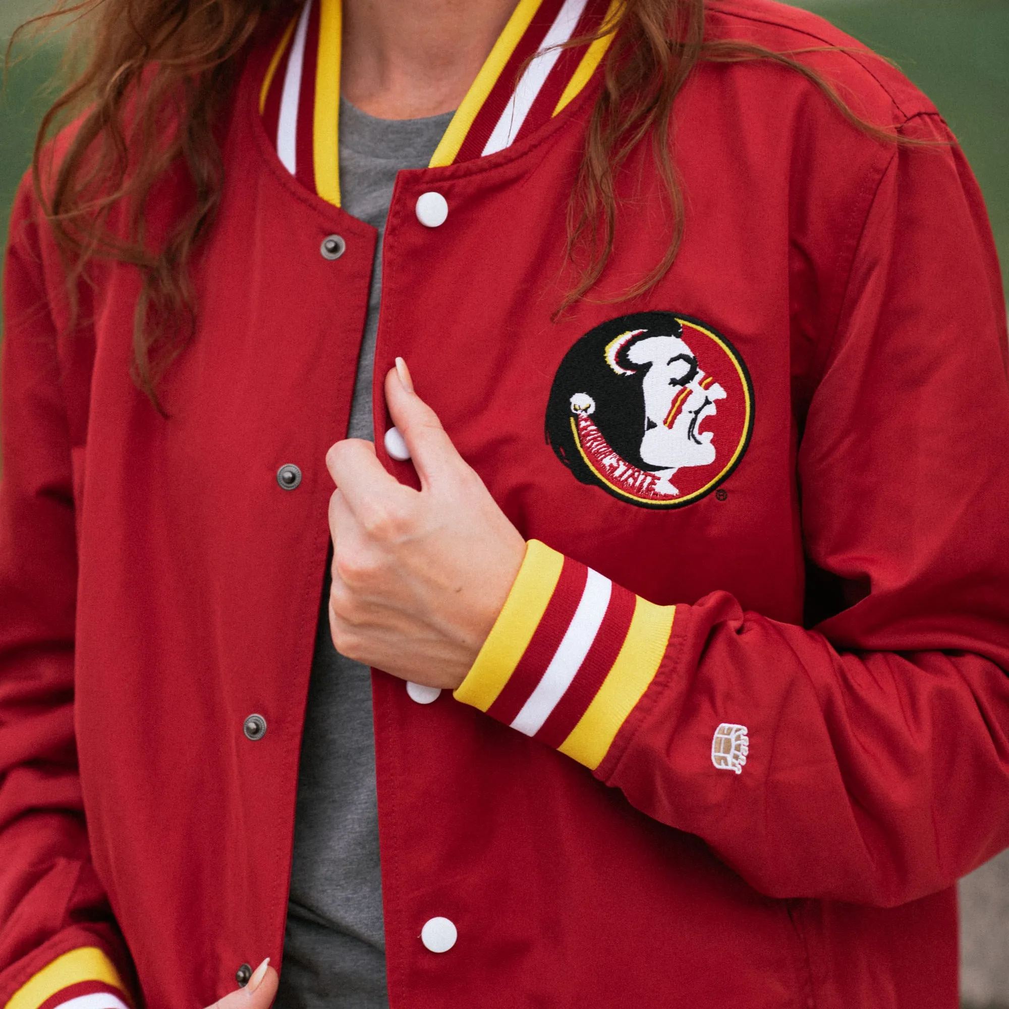 Florida State Seminoles Vintage Logo Bomber Jacket