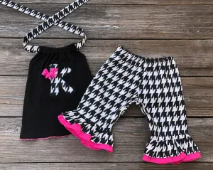 Houndstooth Print Personalized Outfit