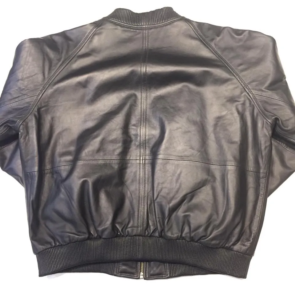 Jakewood Blackout Lamb Classic Bomber Jacket