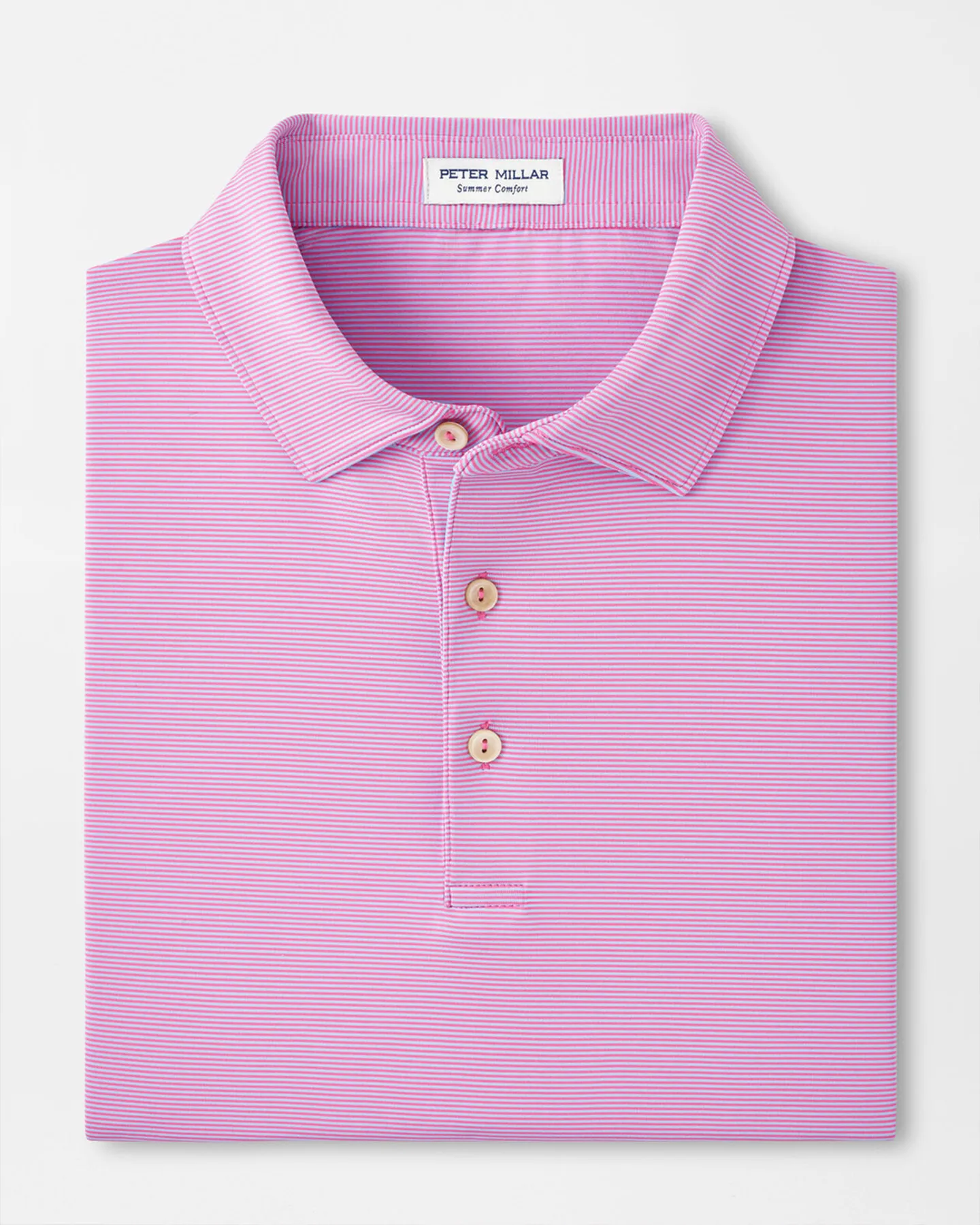 JUBILEE PERFORMANCE JERSEY POLO - PINK RUBY