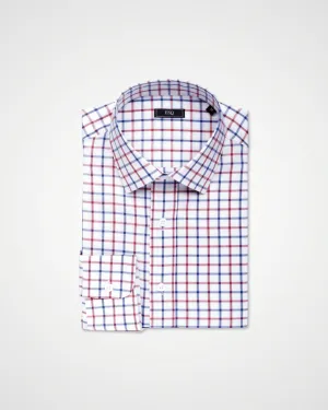 Kennedy Red and Blue Patterned Shirt