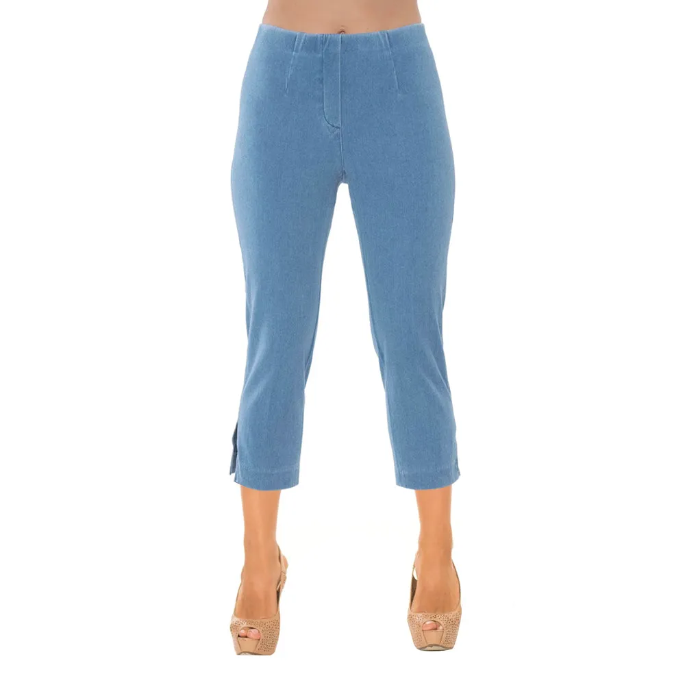 Lior Paris "Sidney" Denim Capri in Vintage Denim  - SID-VGE