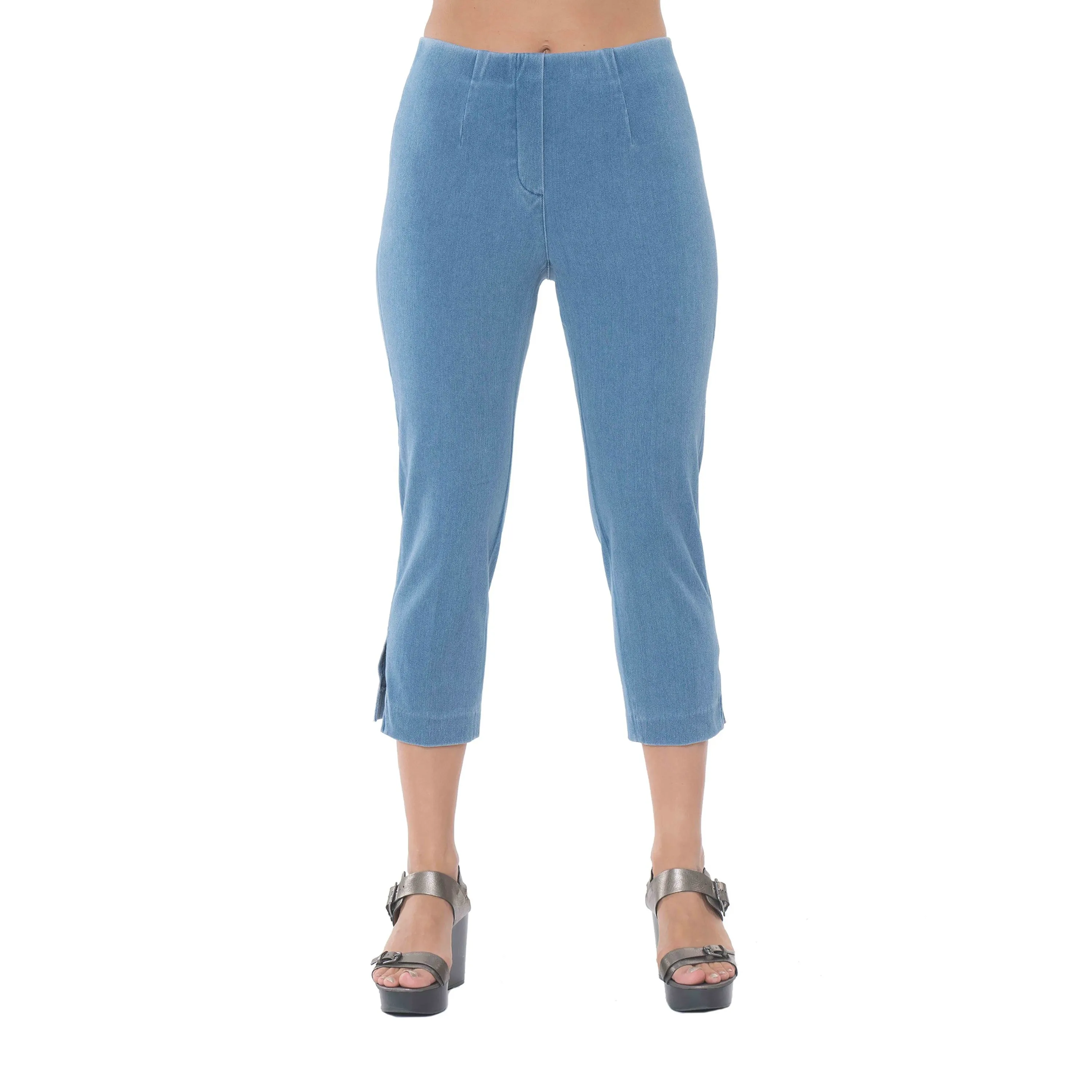 Lior Paris "Sidney" Denim Capri in Vintage Denim  - SID-VGE