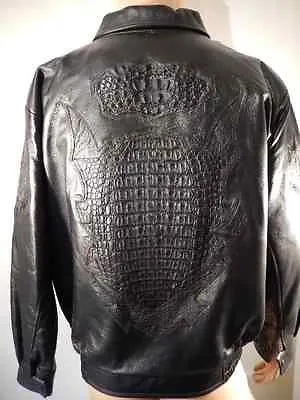 Los Altos Horn-back Crocodile & Lambskin Jacket