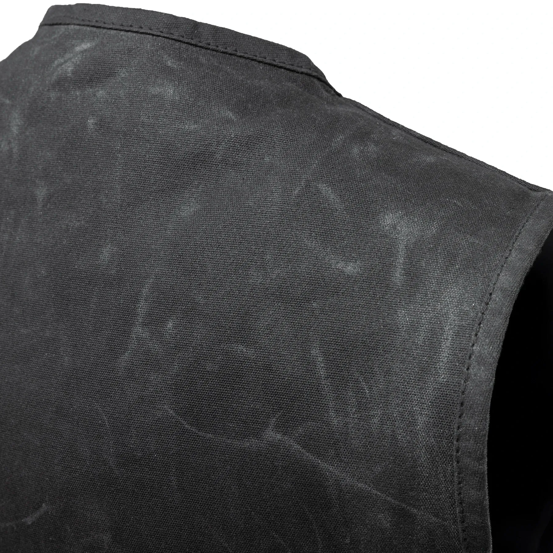 Lowside - Waxed Men's Motorcycle Canvas Vest