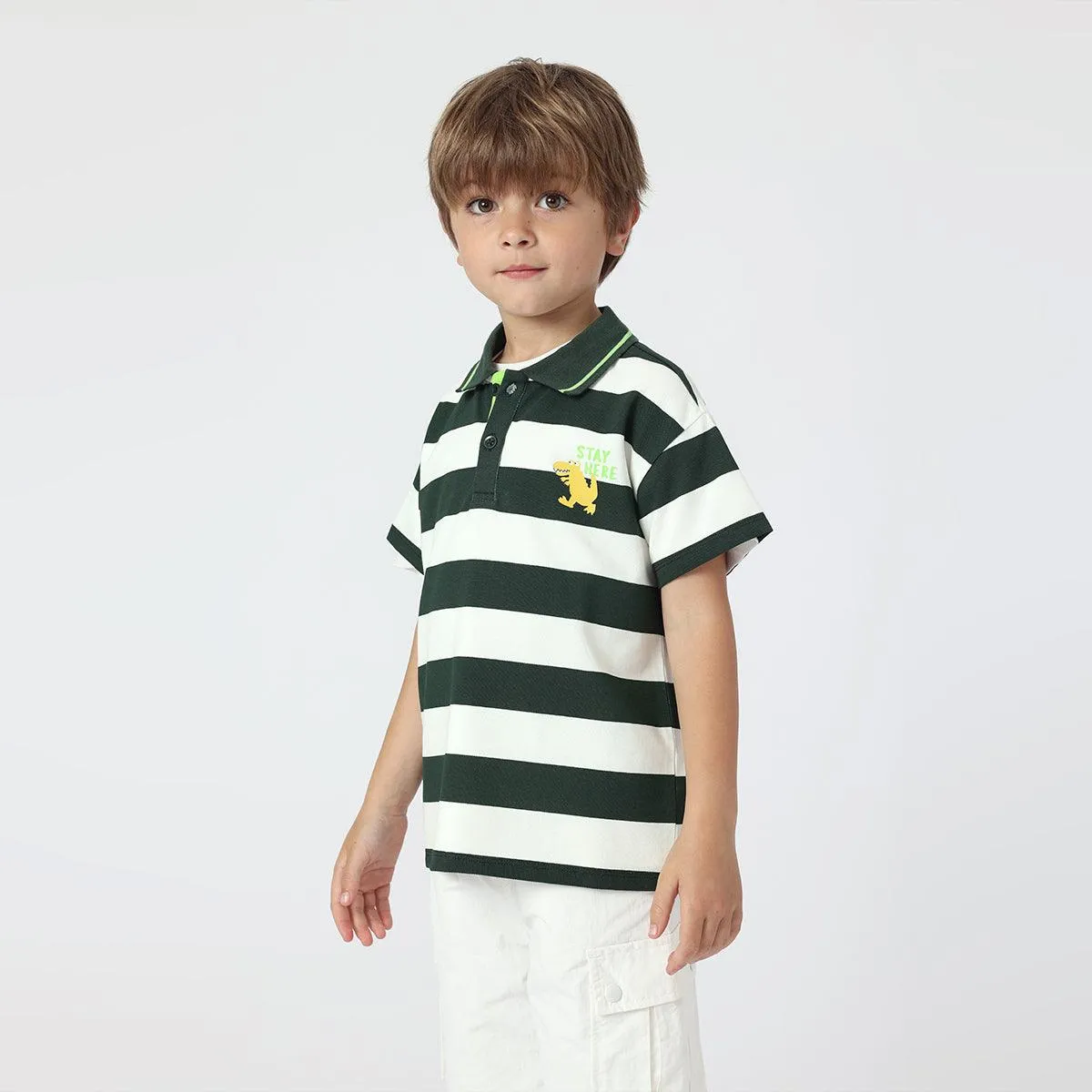 MARC & JANIE Boys Striped Polos 230697