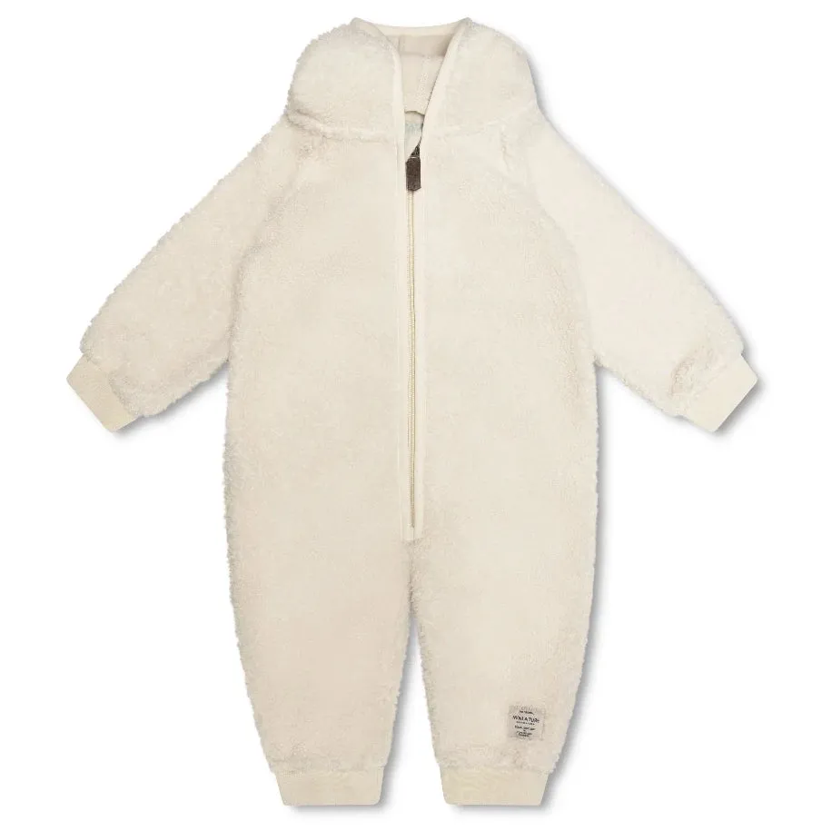 MATADEL Teddyfleece Jumpsuit - Angora Cream