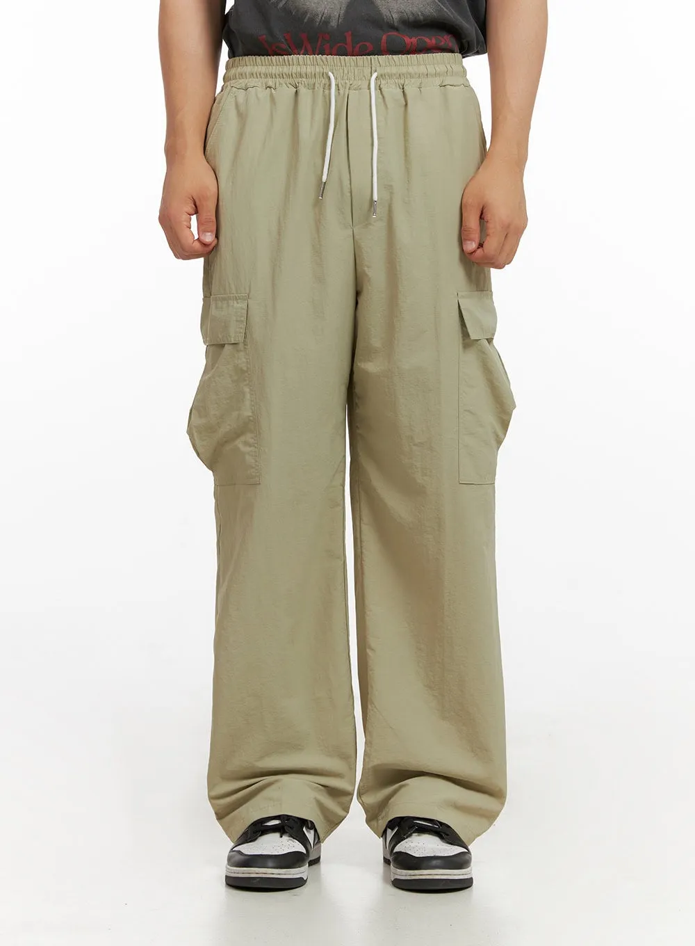 Men's Cargo Wide Leg Pants IG409