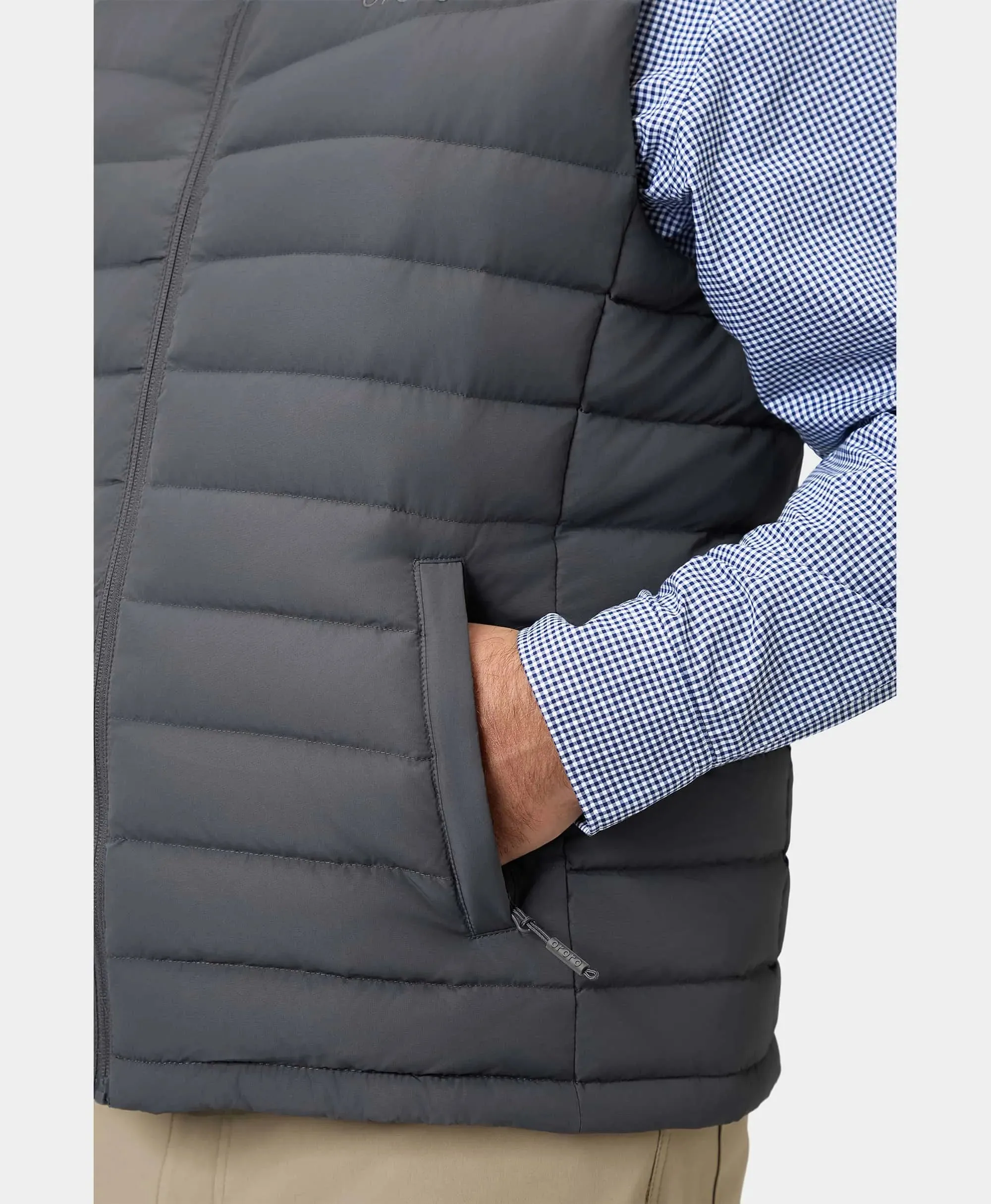 Men's Heated Lightweight Down Vest (Apparel Only)