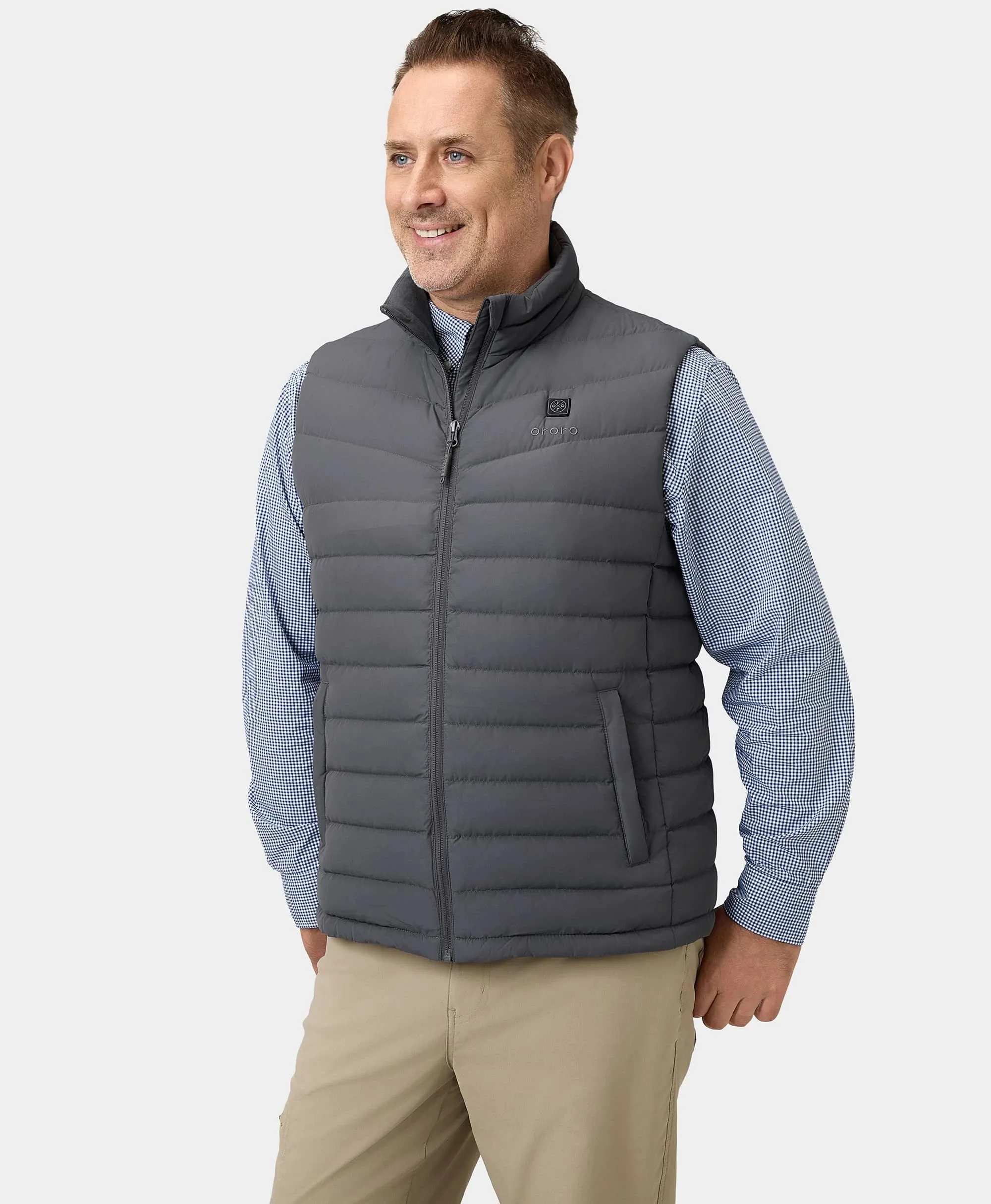 Men's Heated Lightweight Down Vest (Apparel Only)