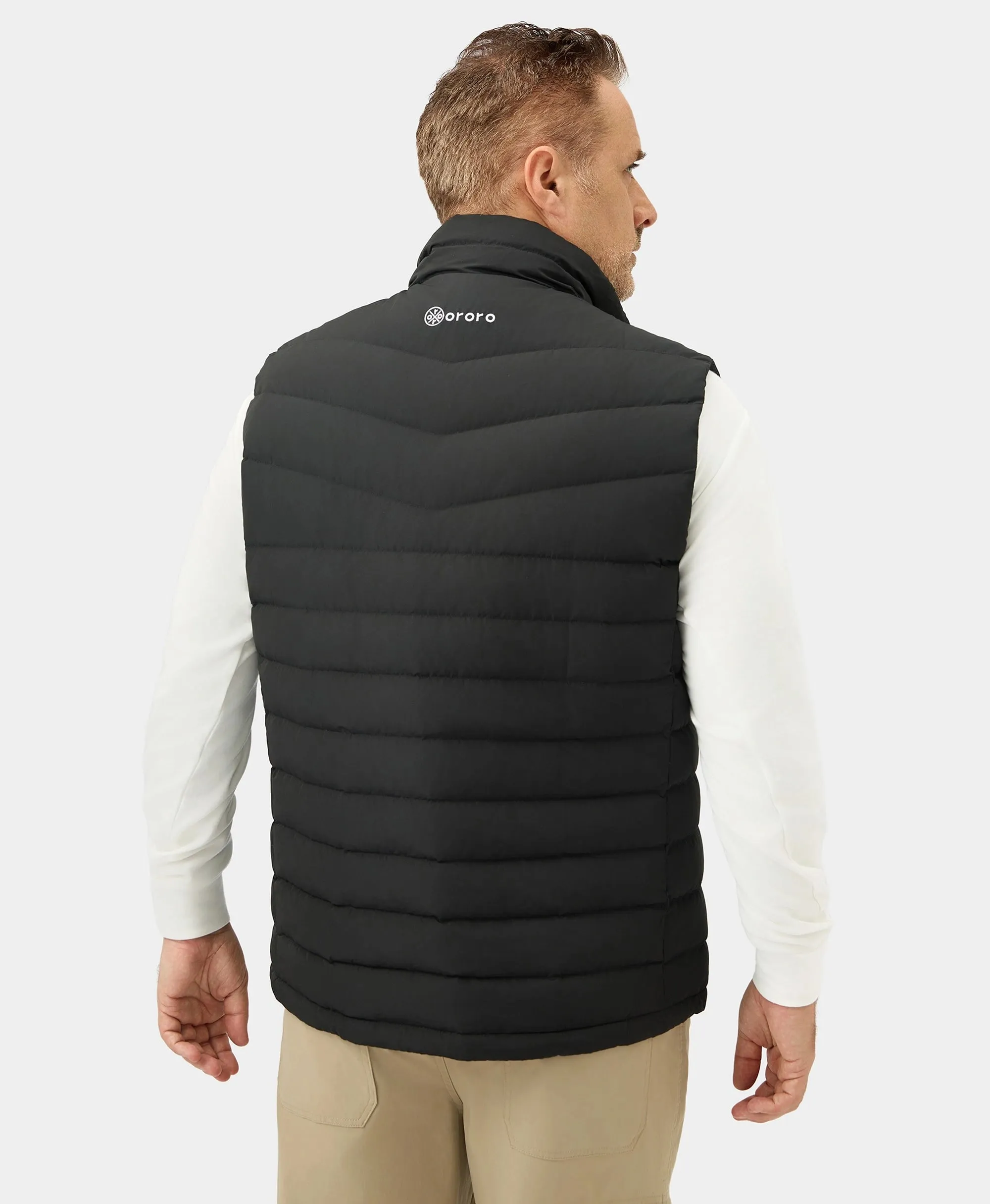 Men's Heated Lightweight Down Vest (Apparel Only)