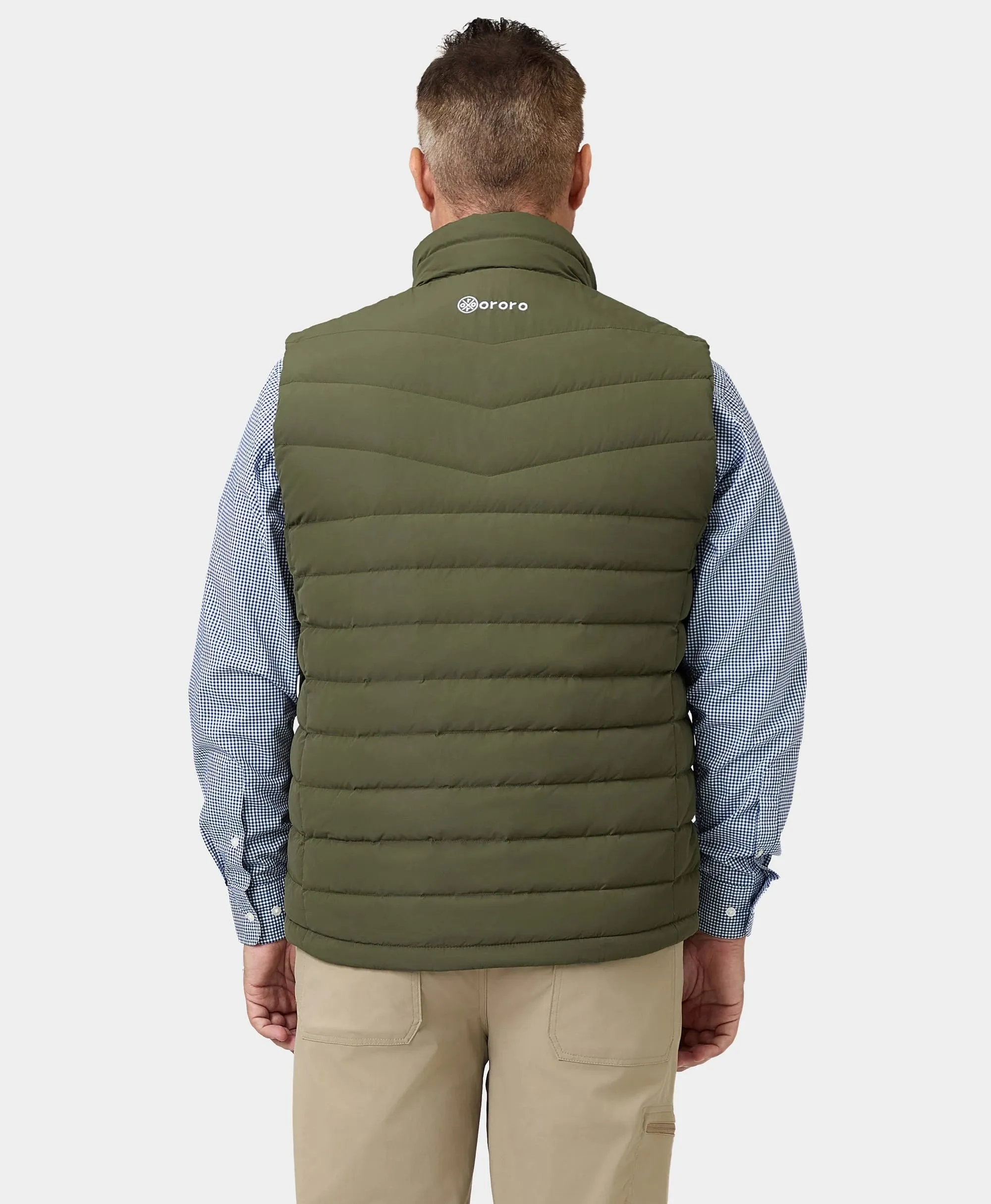 Men's Heated Lightweight Down Vest (Apparel Only)