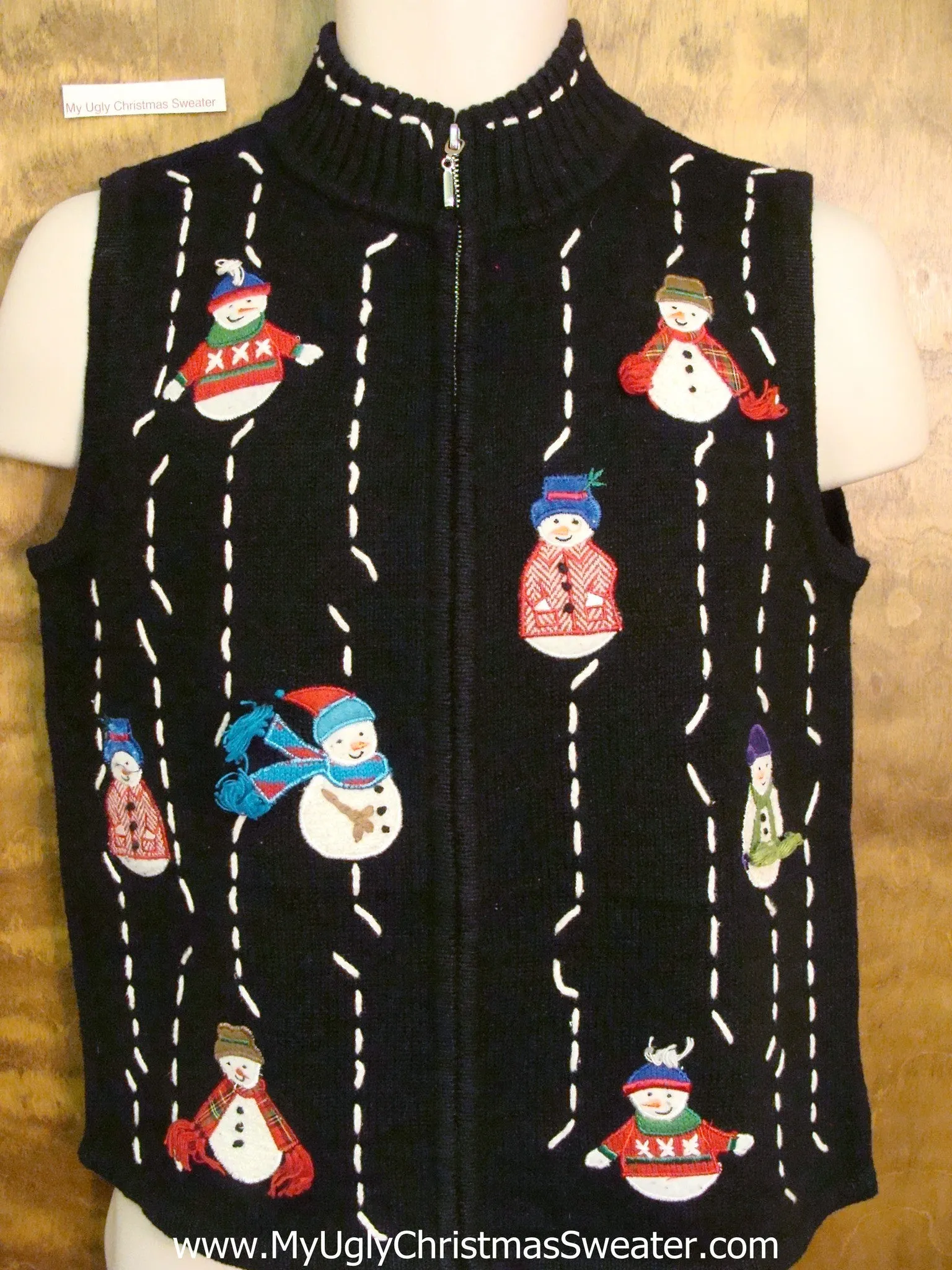 Mission Impossible Snowmen Christmas Sweater Vest