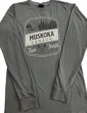 Muskoka Long Sleeve Shirt in Grey